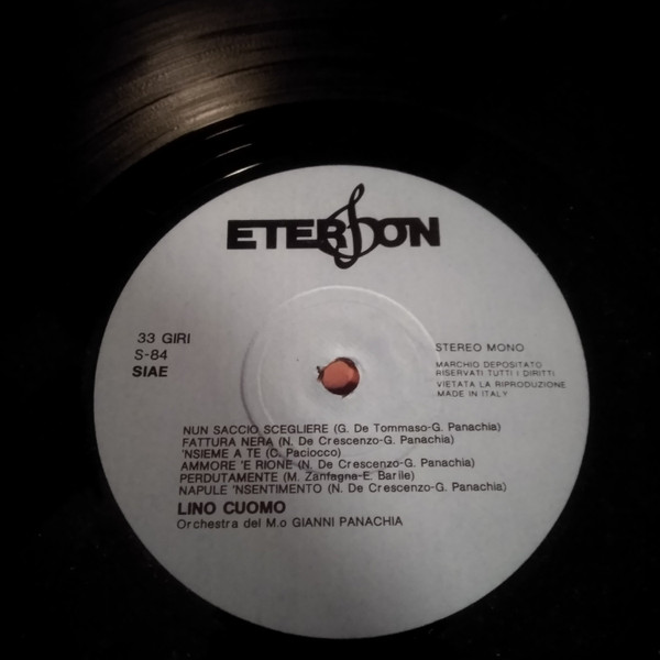 Lino Cuomo - Perdutamente | Eterfon (S-84) - 3