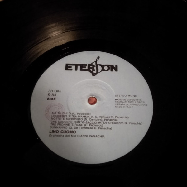 Lino Cuomo - Perdutamente | Eterfon (S-84) - 4