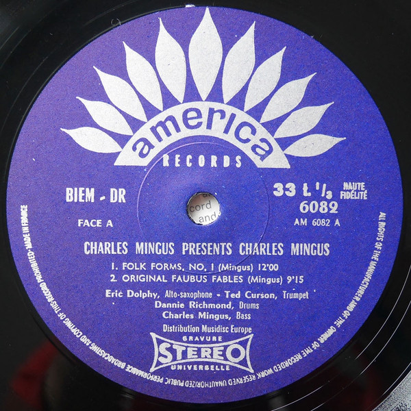 Charles Mingus - Presents Charles Mingus | America Records (30 AM 6082) - 3 Charles Mingus - Presents Charles Mingus | America Records (30 AM 6082) - 3