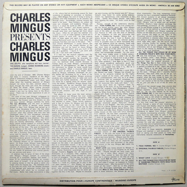 Charles Mingus - Presents Charles Mingus | America Records (30 AM 6082) - 2 Charles Mingus - Presents Charles Mingus | America Records (30 AM 6082) - 2