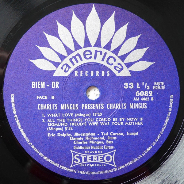 Charles Mingus - Presents Charles Mingus | America Records (30 AM 6082) - 4 Charles Mingus - Presents Charles Mingus | America Records (30 AM 6082) - 4