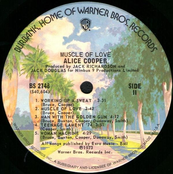 Alice Cooper - Muscle Of Love | Warner Bros. Records (BS 2748) - 2 Alice Cooper - Muscle Of Love | Warner Bros. Records (BS 2748) - 2