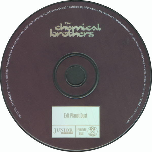 The Chemical Brothers - Exit Planet Dust | Junior Boy's Own (XDUSTCD1) - 2 The Chemical Brothers - Exit Planet Dust | Junior Boy's Own (XDUSTCD1) - 2