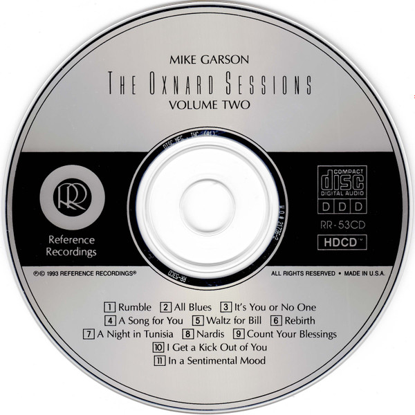 Mike Garson - The Oxnard Sessions Volume Two | Reference Recordings (RR-53CD) - 3
