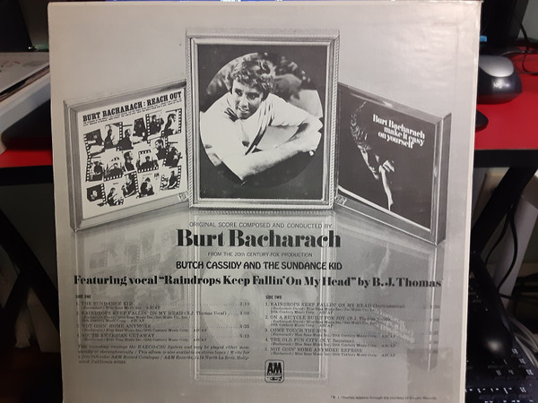 Burt Bacharach - Music From Butch Cassidy And The Sundance Kid | A&M Records (SP 4227) - 2