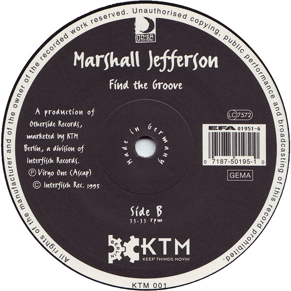 Marshall Jefferson - Jump On It | KTM (KTM 001) - 2