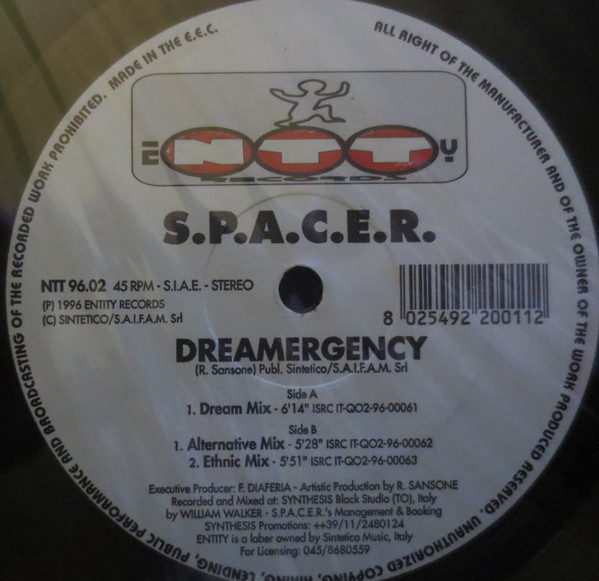 S.P.A.C.E.R. - Dreamergency | Entity Records (NTT 96.02) - main S.P.A.C.E.R. - Dreamergency | Entity Records (NTT 96.02) - main