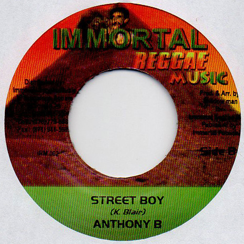 Anthony B - Street Boy | Immortal Reggae Music (IRM 002)