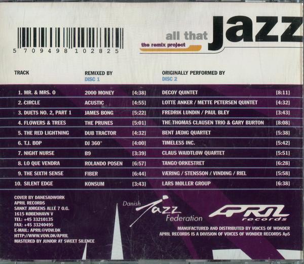 Various - All That Jazz (The Remix Project) | April Records (APR028CD)