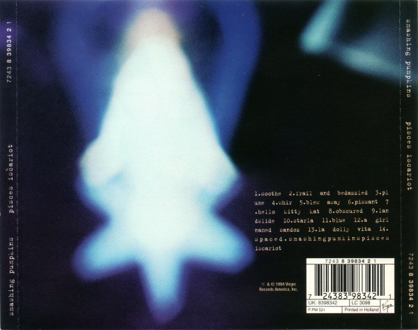 The Smashing Pumpkins - Pisces Iscariot | Virgin (7243 8 39834 2 1) - 2