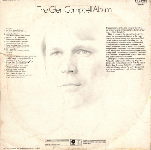 Glen Campbell - The Glen Campbell Album | Capitol Records (ST 22493) - 2 Glen Campbell - The Glen Campbell Album | Capitol Records (ST 22493) - 2