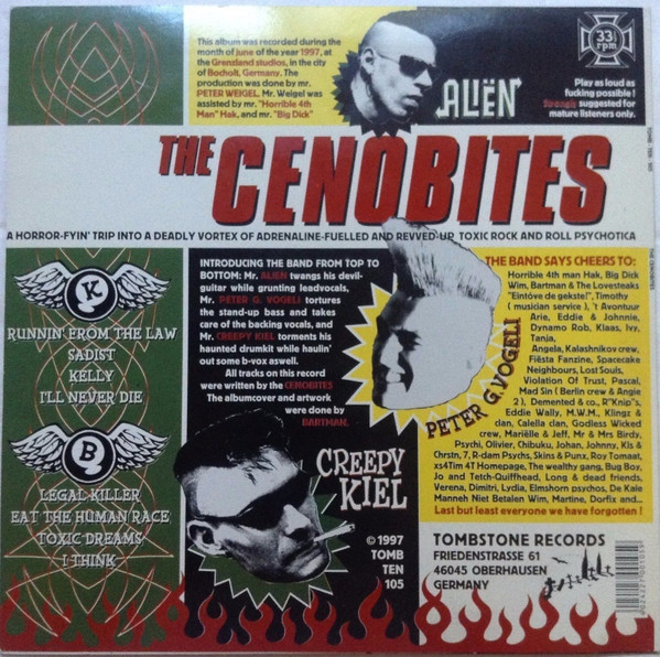 Cenobites - Tombstone Records Proudly Presents... The Cenobites | Tombstone Records (TOMB-TEN 105) - 2