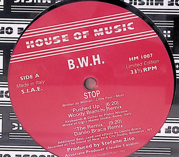 B.W.H. - Stop | House Of Music (HM 1007)