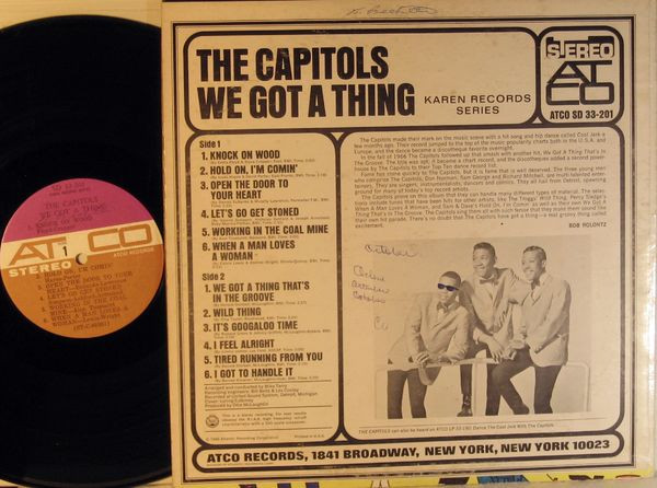 The Capitols - We Got A Thing | ATCO Records (SD 33-201) - 2
