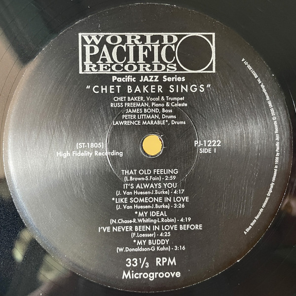Chet Baker - Chet Baker Sings | Blue Note (B0031300-01) - 4