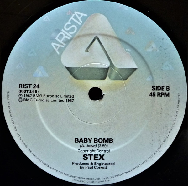 Stex - Boys Are Vain | Arista (RIST 24) - 3