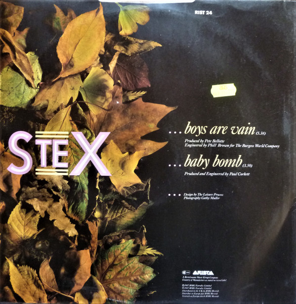 Stex - Boys Are Vain | Arista (RIST 24) - 2