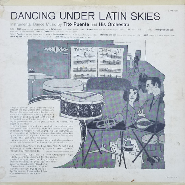 Tito Puente And His Orchestra - Dancing Under Latin Skies | RCA Victor (LPM-1874) - 2 Tito Puente And His Orchestra - Dancing Under Latin Skies | RCA Victor (LPM-1874) - 2