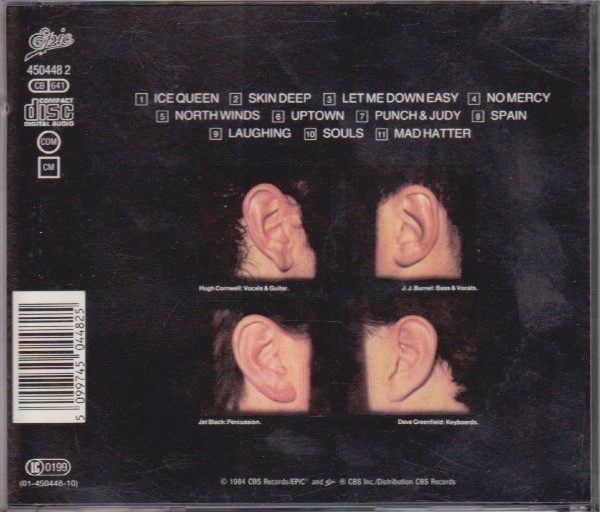 The Stranglers - Aural Sculpture | Epic (EPC 450448 2) - main
