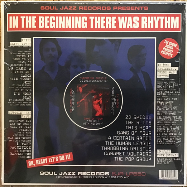 Various - In The Beginning There Was Rhythm | Soul Jazz Records (SJR LP550) - 2 Various - In The Beginning There Was Rhythm | Soul Jazz Records (SJR LP550) - 2