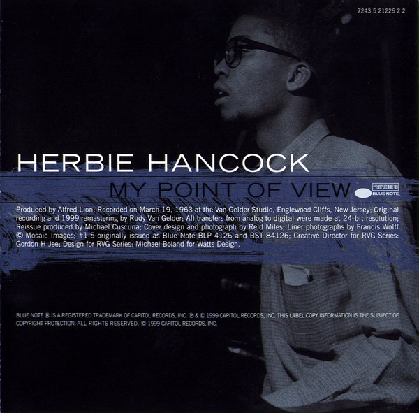 Herbie Hancock - My Point Of View | Blue Note (7243 5 21226 2 2) - 4