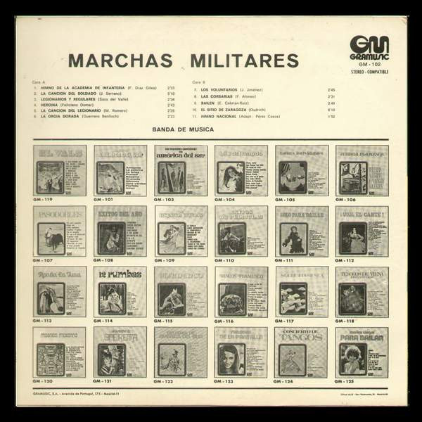 Banda De La Policia Armada De Barcelona , Jesus Iglesias Lagos - Marchas Militares | Gramusic (GM-102) - 2 Banda De La Policia Armada De Barcelona , Jesus Iglesias Lagos - Marchas Militares | Gramusic (GM-102) - 2