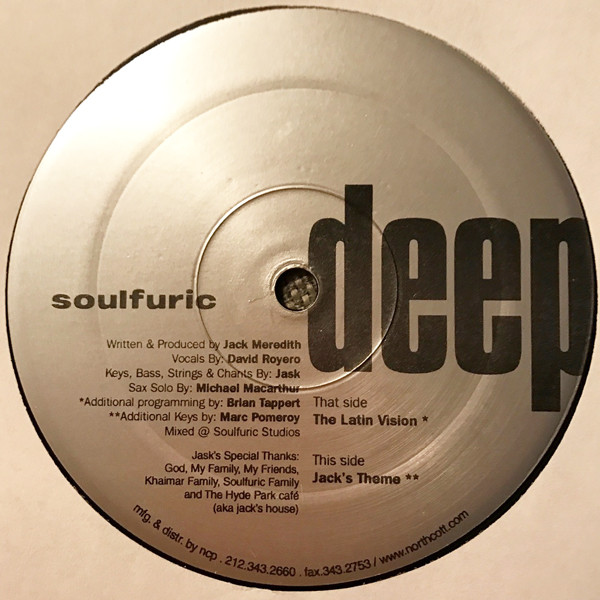 Jask Presents The Thaisoul Orchestra - The Latin Vision / Jack's Theme | Soulfuric Deep (SFD-0008)