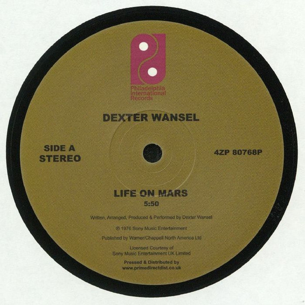 Dexter Wansel - Life On Mars / The Sweetest Pain | Philadelphia International Records (4ZP 80768P) - main