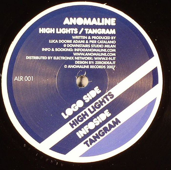 Anomaline - High Lights / Tangram | Anomaline Records (ALR 001)