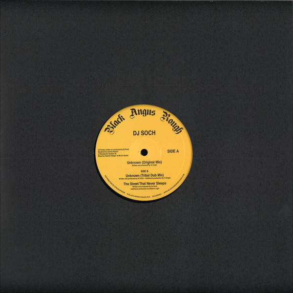DJ Soch - Unknown | Black Angus Rough (BLKARG001) - 3 DJ Soch - Unknown | Black Angus Rough (BLKARG001) - 3