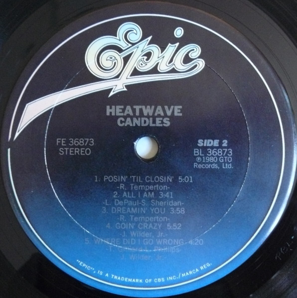 Heatwave - Candles | Epic (FE 36873) - 4