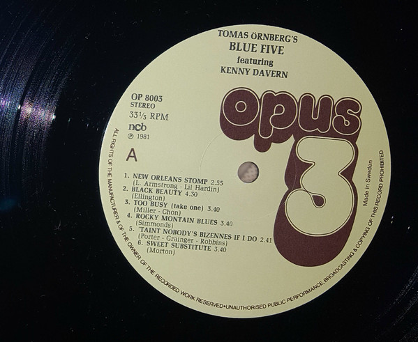 Tomas Örnberg's Blue Five