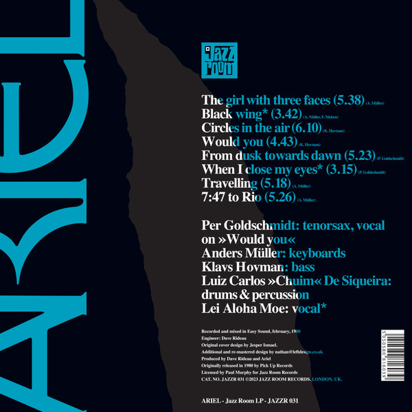 Ariel - Ariel | Jazz Room Records (JAZZR 031) - 2 Ariel - Ariel | Jazz Room Records (JAZZR 031) - 2