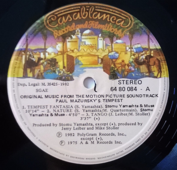 Stomu Yamash'ta - Tempest (Original Music From The Motion Picture Soundtrack) | Casablanca (64 80 084)