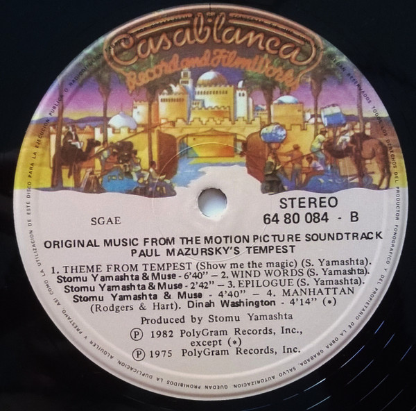Stomu Yamash'ta - Tempest (Original Music From The Motion Picture Soundtrack) | Casablanca (64 80 084) - 2 Stomu Yamash'ta - Tempest (Original Music From The Motion Picture Soundtrack) | Casablanca (64 80 084) - 2