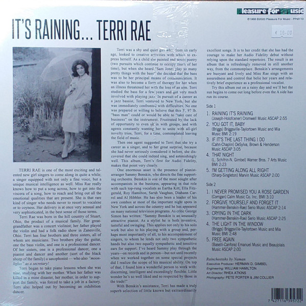 Terri Rae - It's Raining | Pleasure For Music (PFM110) - 2 Terri Rae - It's Raining | Pleasure For Music (PFM110) - 2