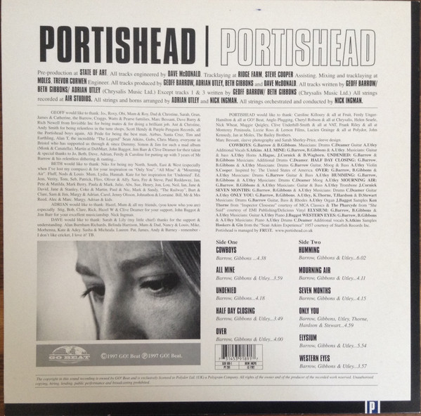 Portishead - Portishead | Go! Beat (539 189-1) - 2