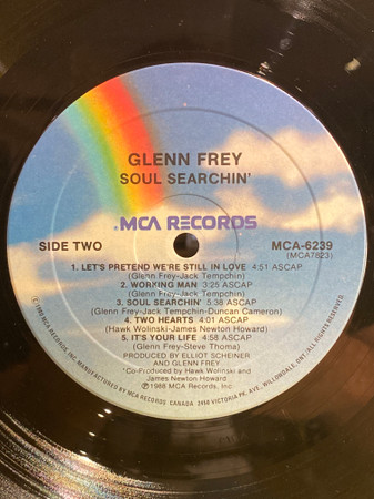Glenn Frey - Soul Searchin' | MCA Records (MCA-6239) - 4