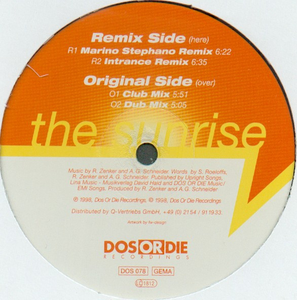 La Voix - The Sunrise | Dos Or Die Recordings (DOS 078) - 2