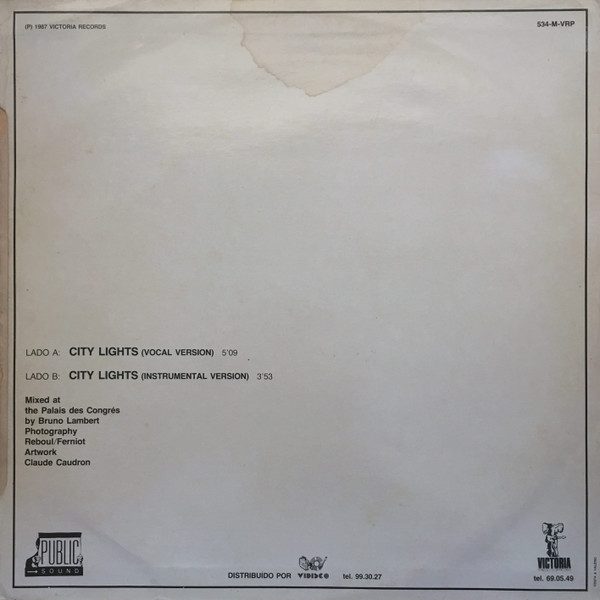 William Pitt - City Lights | Victoria Records (534-M-VRP) - 2