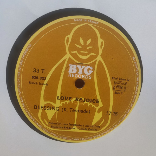 Kenneth Terroade - Love Rejoice | BYG Records (529.322) - 3