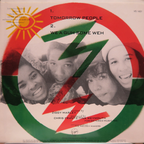 Ziggy Marley And The Melody Makers - Tomorrow People (7") [Vinyl] | Virgin (VS1431) - 2