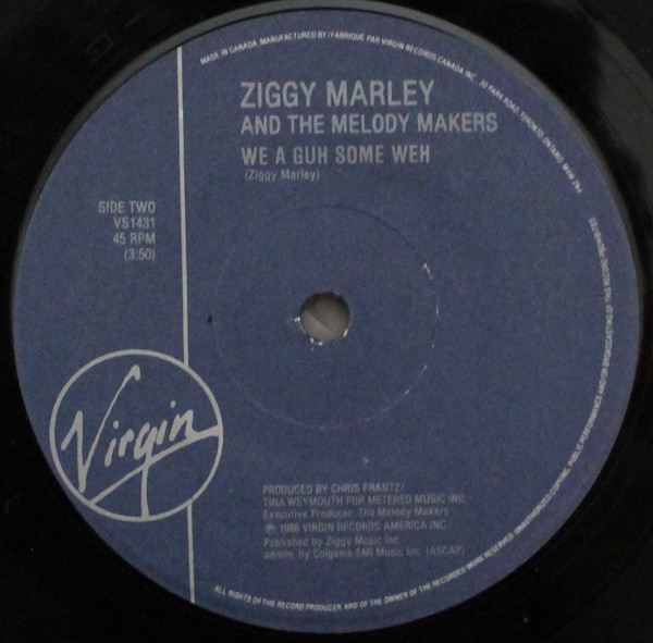 Ziggy Marley And The Melody Makers - Tomorrow People (7") [Vinyl] | Virgin (VS1431) - 4