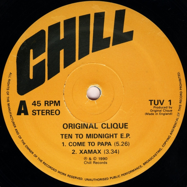 Original Clique - Ten To Midnight E.P. | Chill (TUV 1) - main