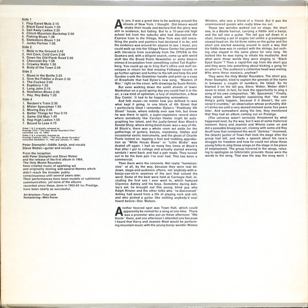 The Holy Modal Rounders - Stampfel & Weber | Fantasy (24711) - 3 The Holy Modal Rounders - Stampfel & Weber | Fantasy (24711) - 3