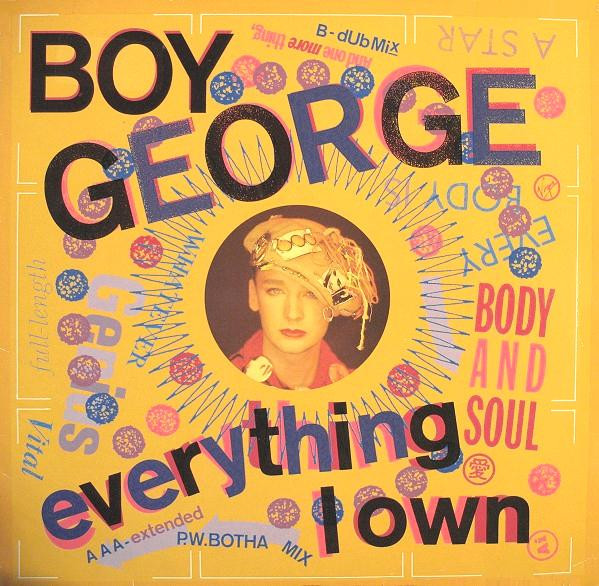 Boy George - Everything I Own | Virgin (0-96765)