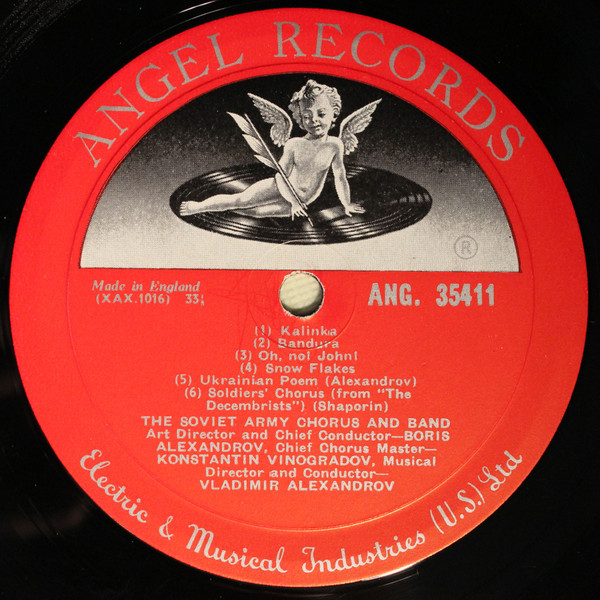 The Alexandrov Red Army Ensemble Conduct By Boris Alexandrov - Soviet Army Chorus & Band | Angel Records (35411) - 3