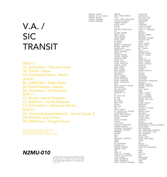 Various - Sic Transit | Noise To Meet You (N2MU-010) - 2