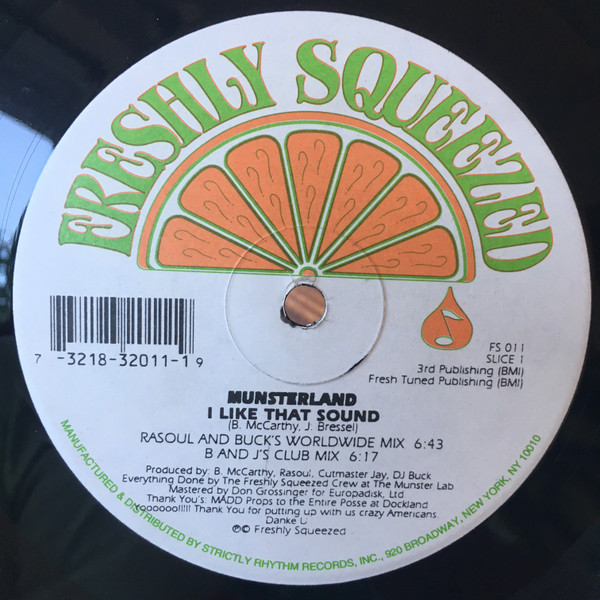 Munsterland - I Like That Sound | Freshly Squeezed (FS 011) Munsterland - I Like That Sound | Freshly Squeezed (FS 011)