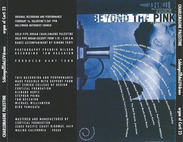 Charlemagne Palestine - Schlongo!!!daLUVdrone | Cortical Foundation (organ of Corti 23) - 2